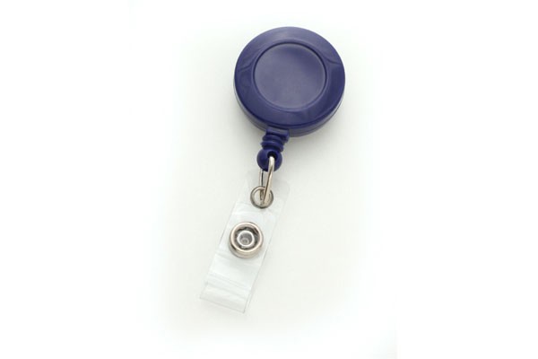 Round Plastic Clip-On Badge Reel 3