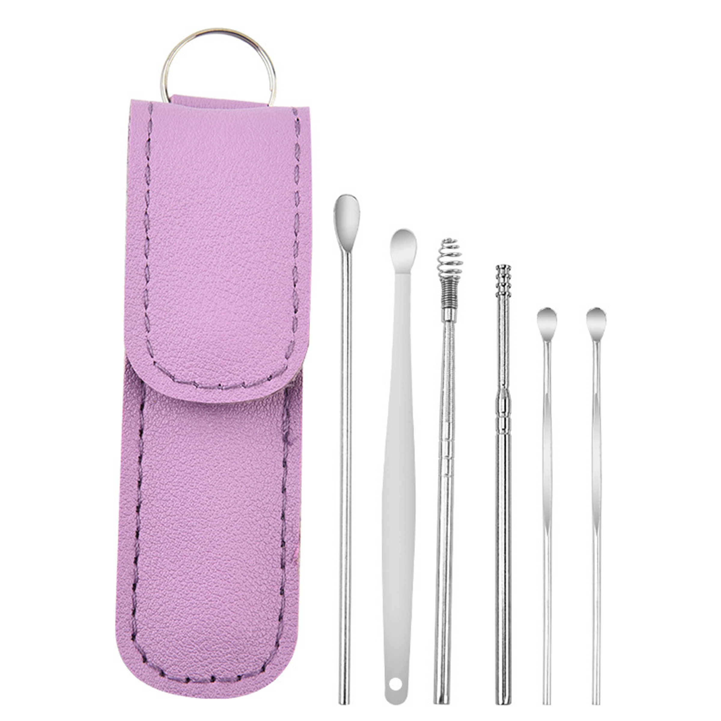 Stainless Steel Household Ear Scoop Set 8