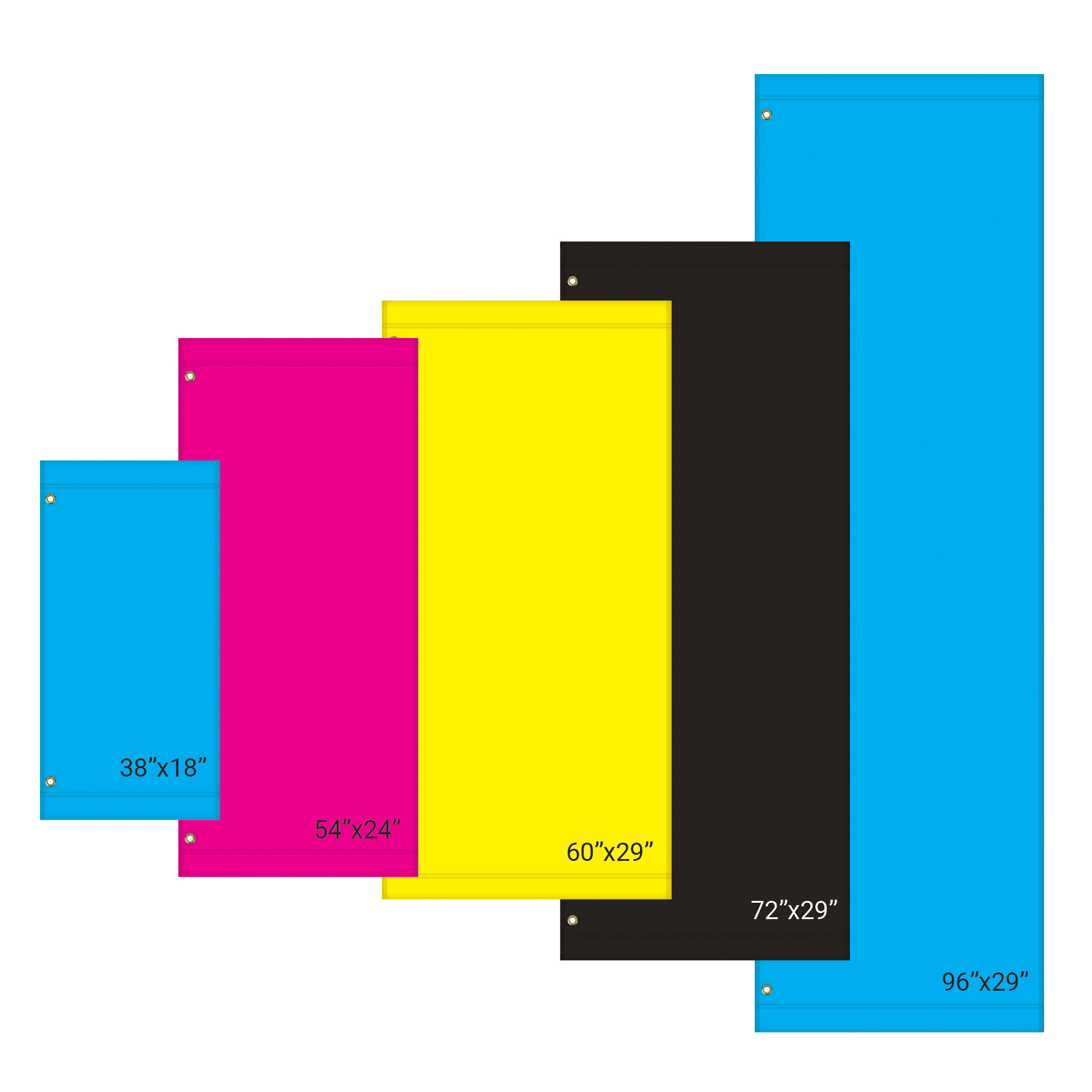 36" x 18" Custom Polyester Avenue Banner 7