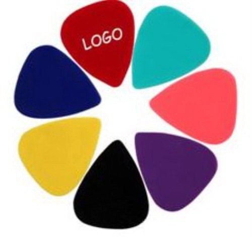 Celluloid Rounded Tri-Tip Shape Guitar Pick 1