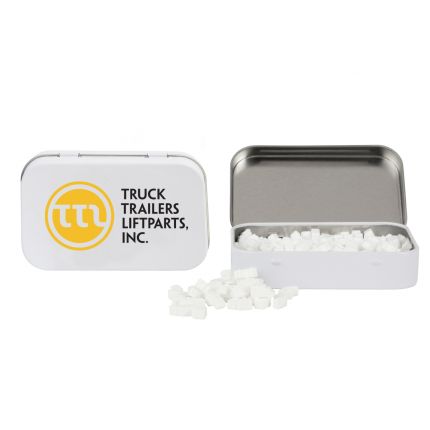 Rectangular Tin with Truck Shaped Mints 4