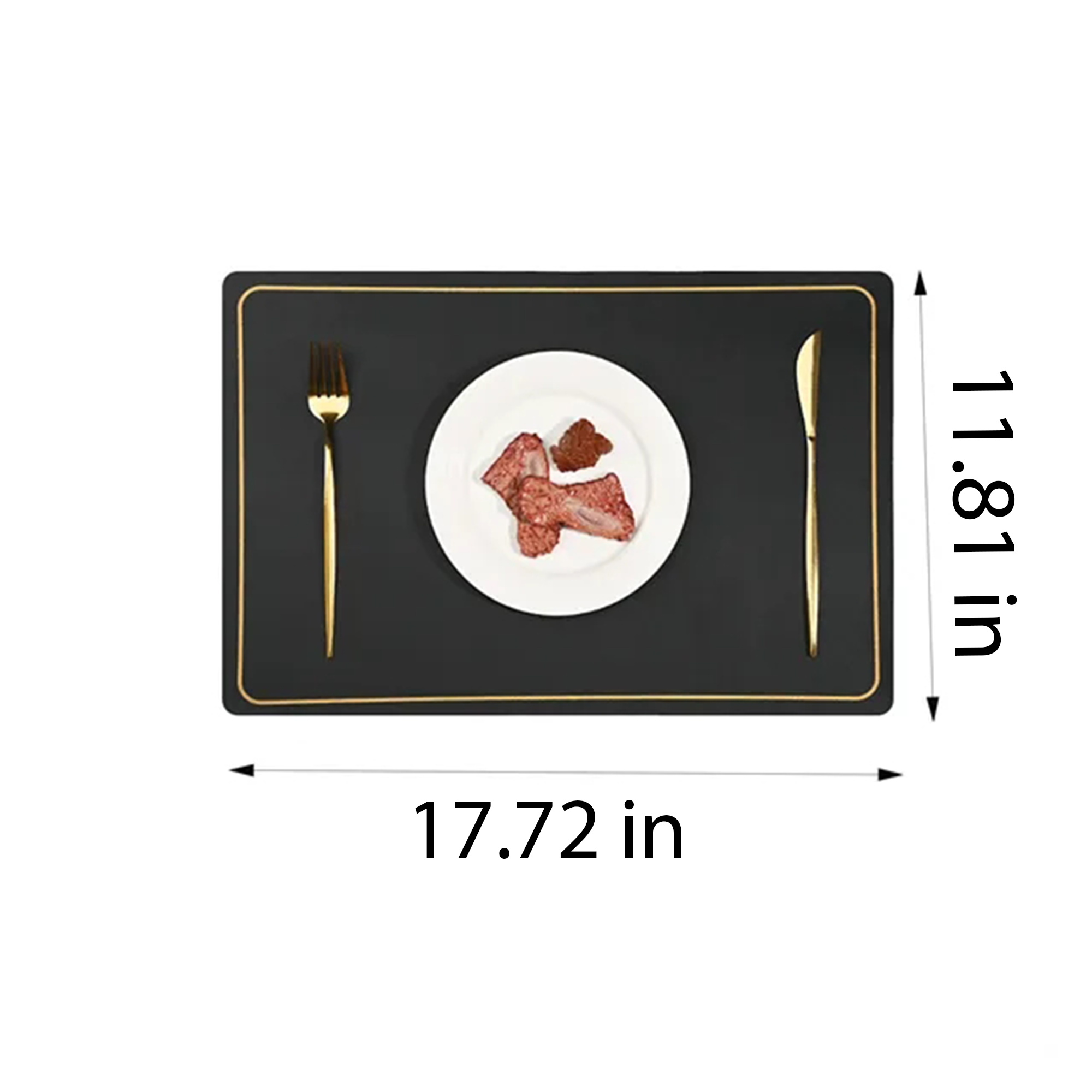 Leather Place Mat Dining 3