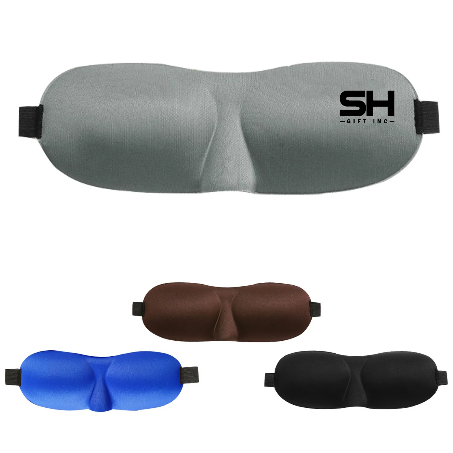 3D Contoured Blackout Eye Mask 3