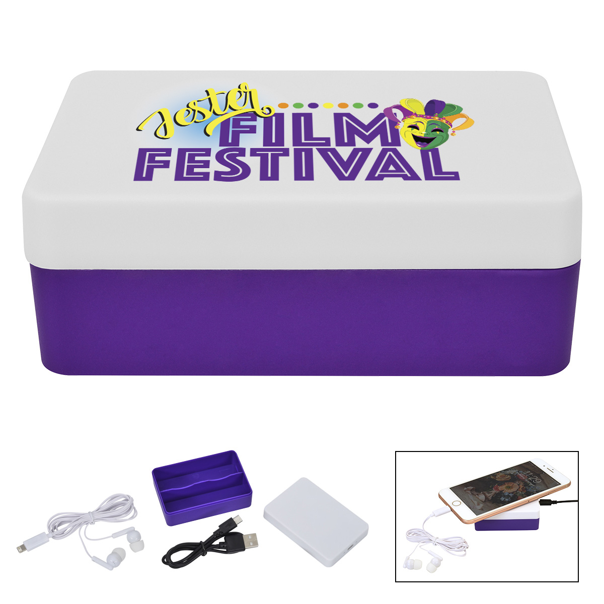 3-In-1 Stowaway Wireless Charging Kit With Earbuds 13