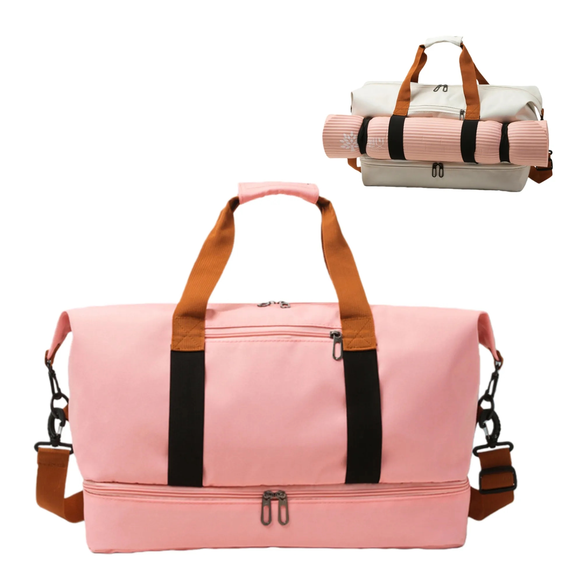 Carry-On Travel Duffle Bag Handbag With Luggage Sleeve 2