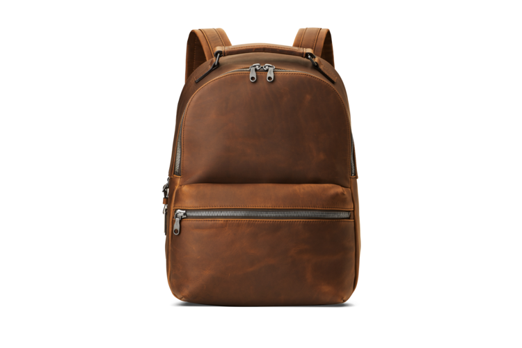 Shinola The Runwell Backpack - Medium Brown Navigator Leather 2