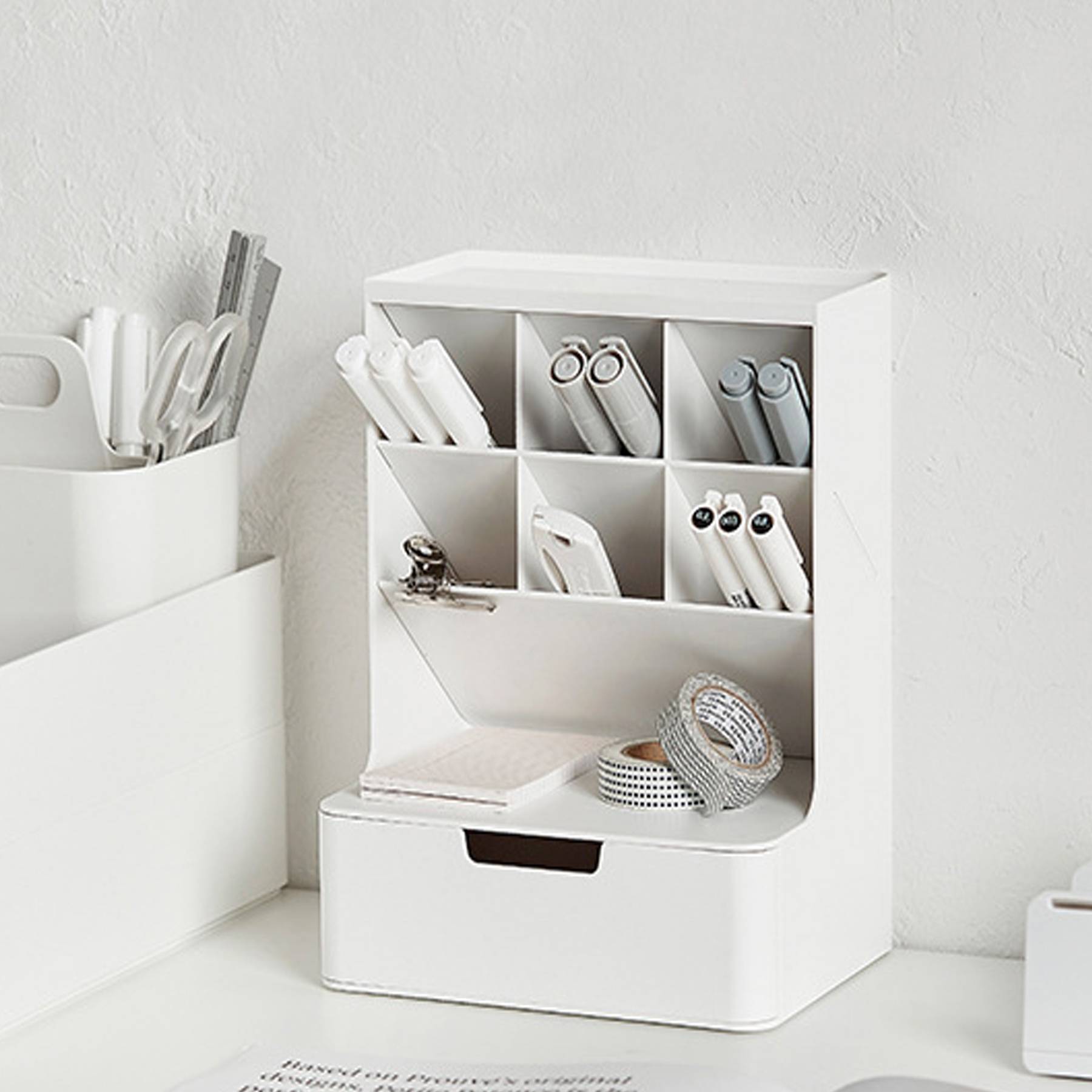 Large Capacity Plastic Desktop Storage Box 4
