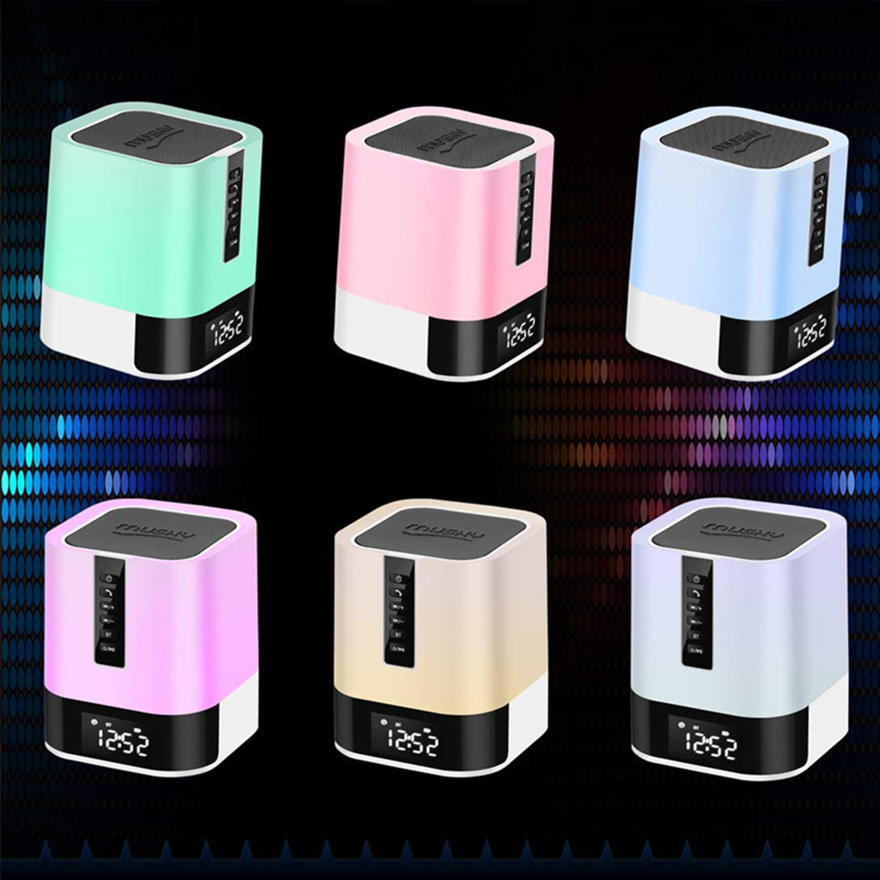 Nice Looking Bluetooth Speaker With Alarm Clock 3