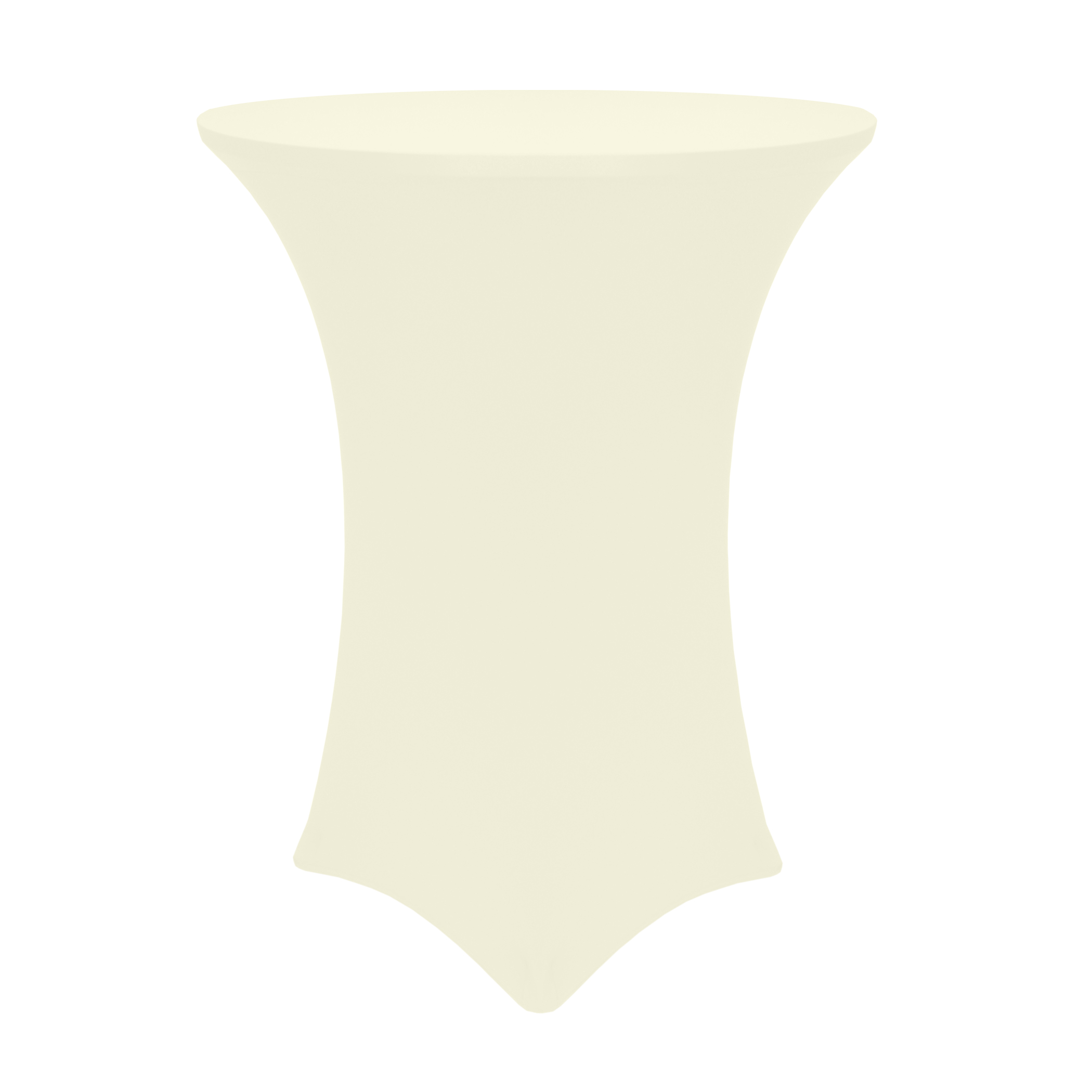 Non-Printed 48" Round Spandex Stretch Table Cover 38