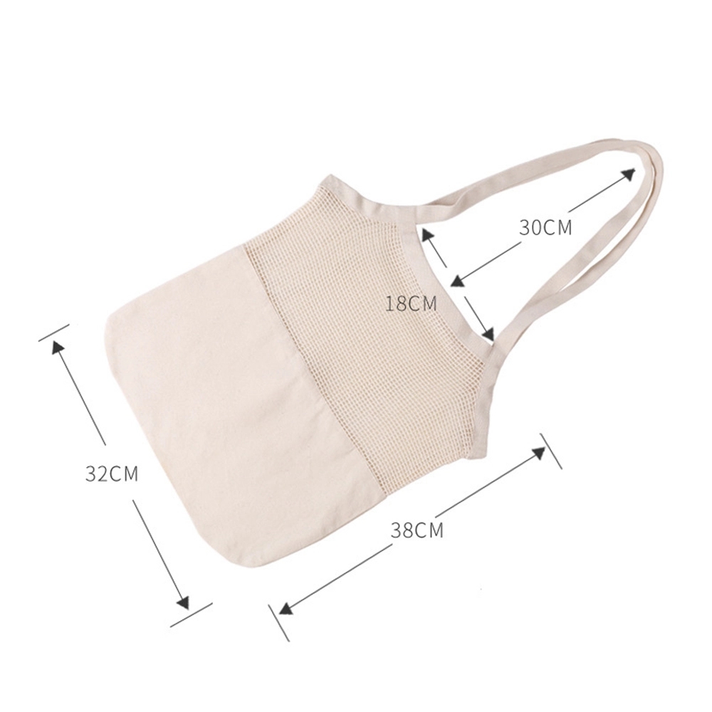 Cotton Mesh Totes Beach Bag 6