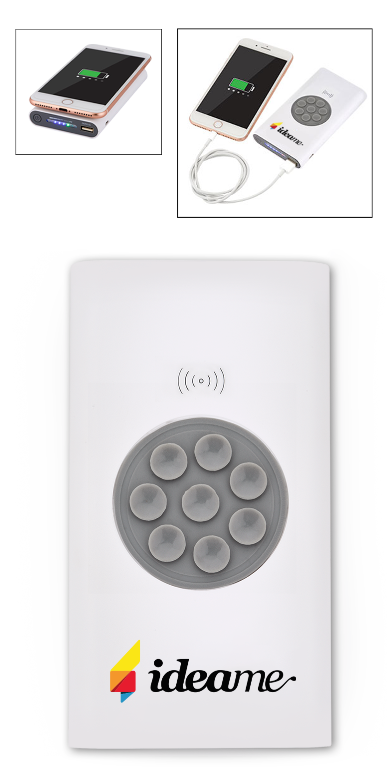 UL Certified Grip Wireless Charger & Power Bank 9