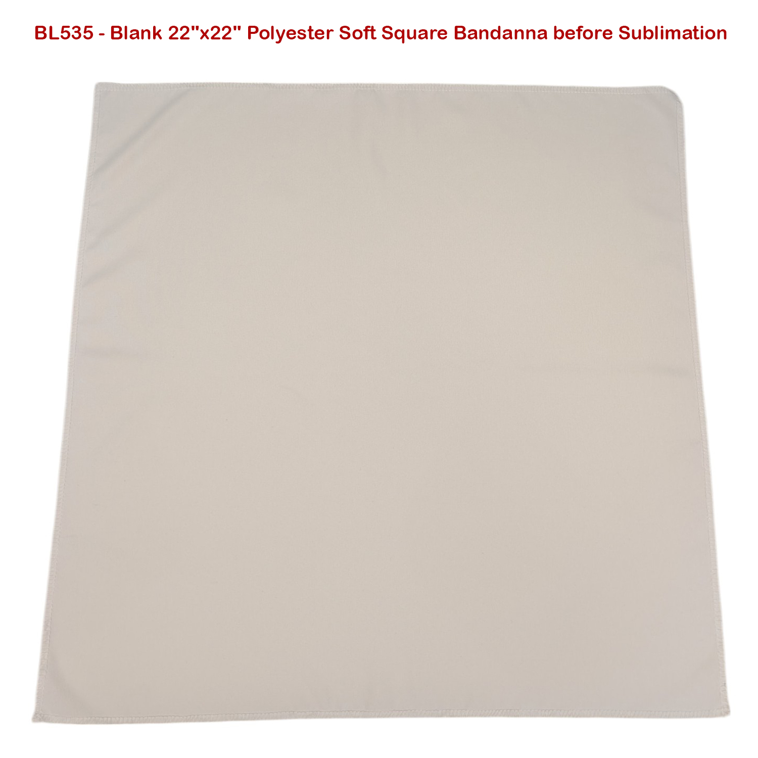 Paisley Bandana, 22x22, Sublimated Edge to Edge 1 side 4