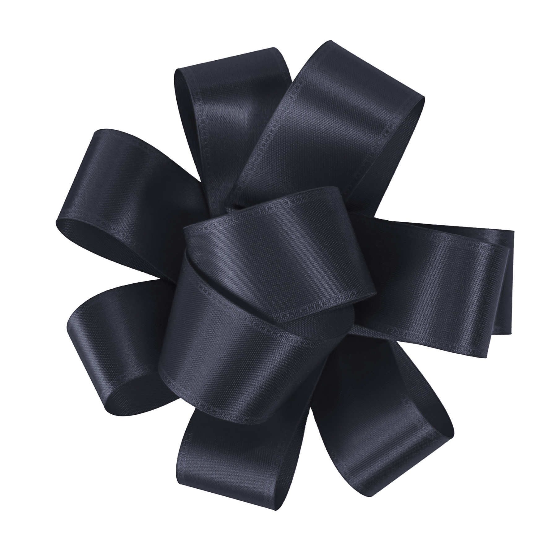1" Badge Satin Bow - Sparkle 8