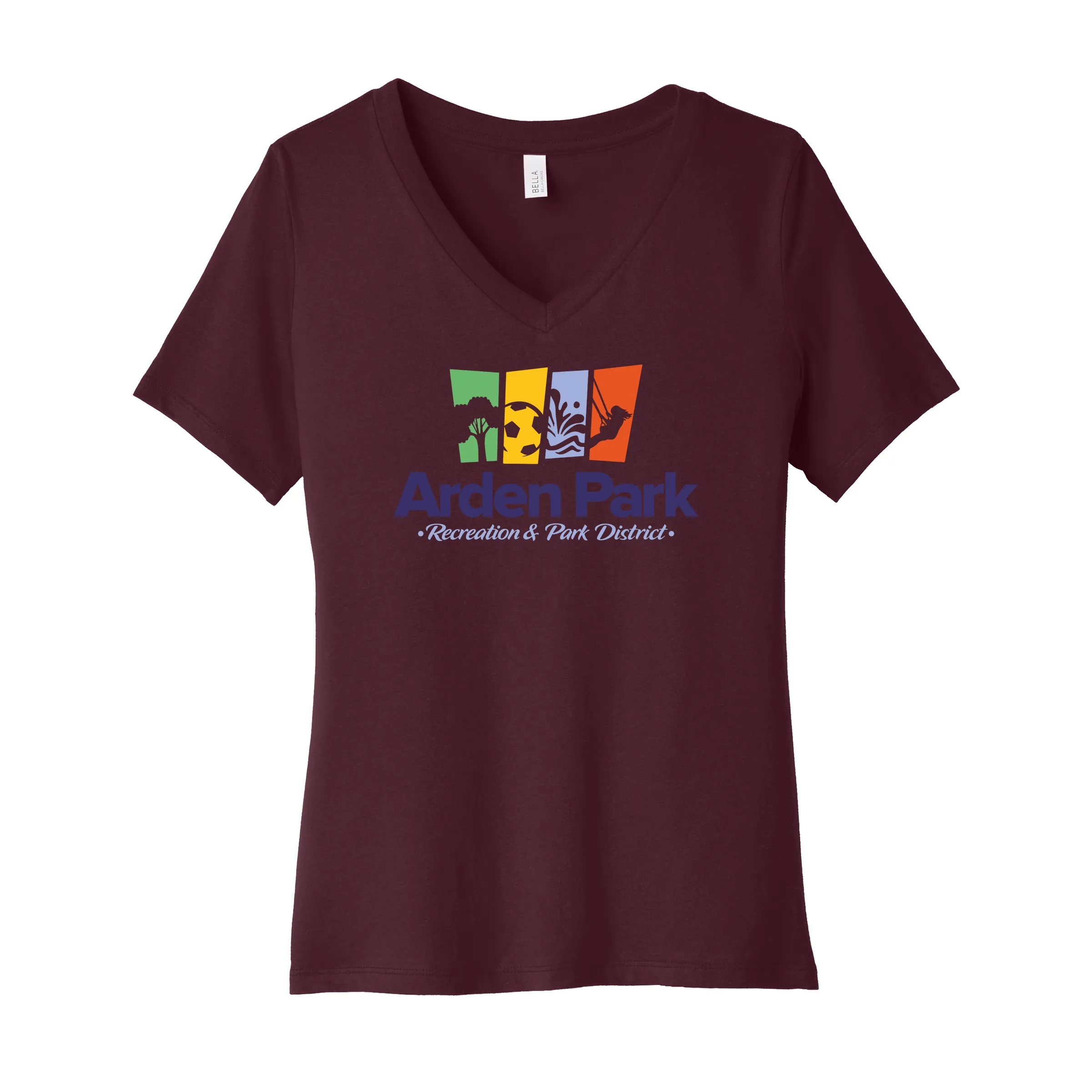 Bella+Canvas Ladies' Relaxed Jersey Short-Sleeve V-Neck 5