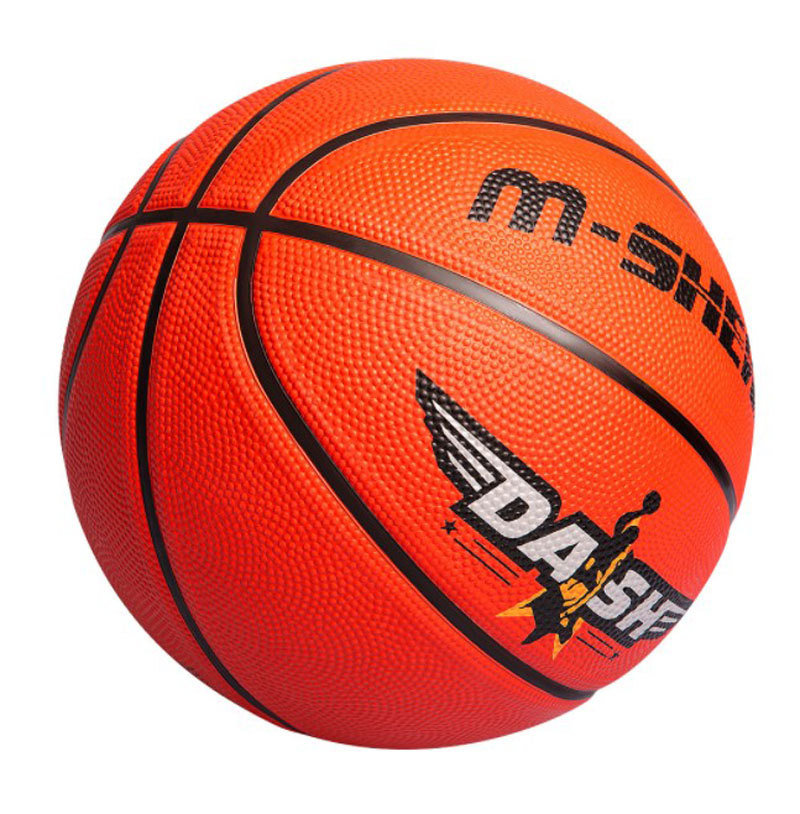 Standard size #7 rubber basketball 2