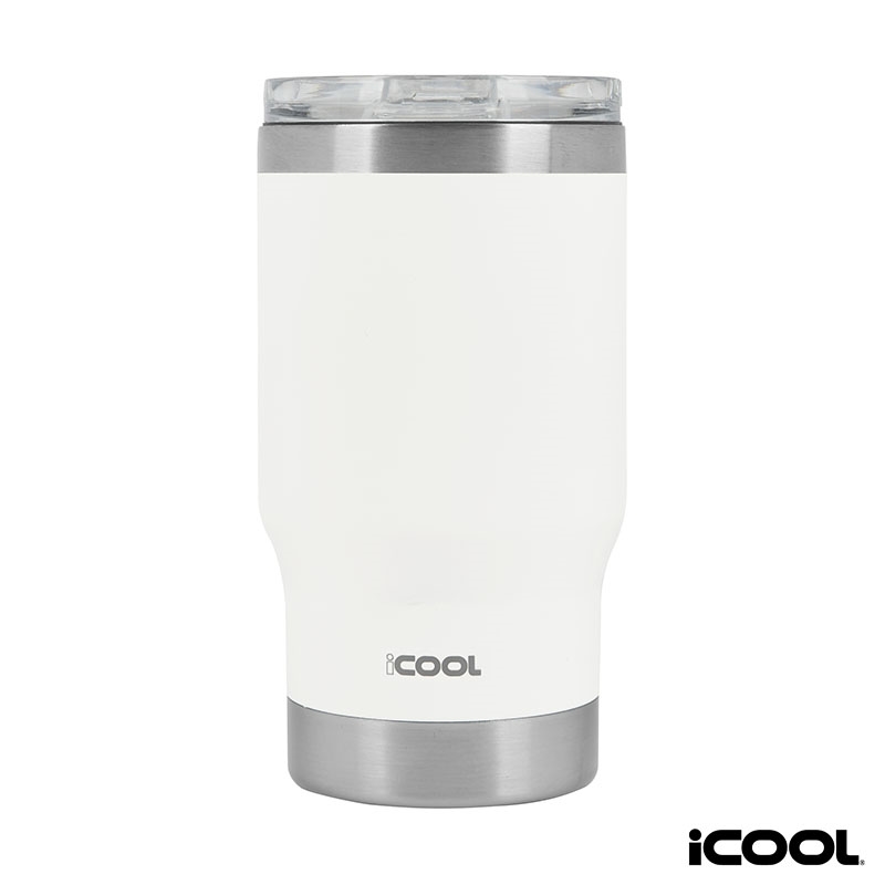 iCOOL® Oswego 14 oz. Double Wall Stainless Steel Can Cooler / Tumbler 26