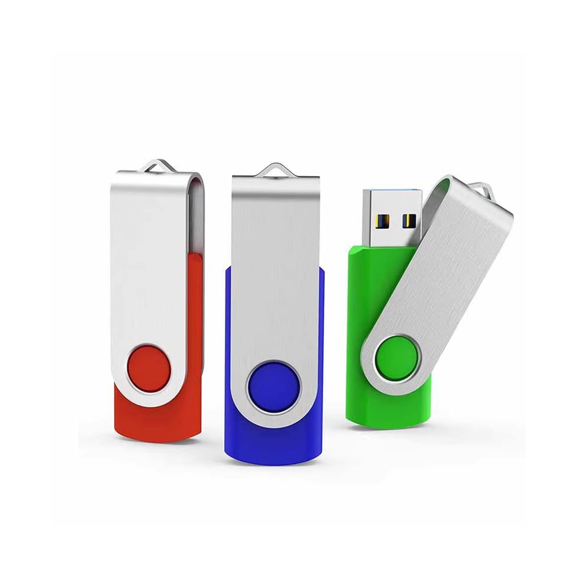 64G USB Rotating Metal Flash Drive 2