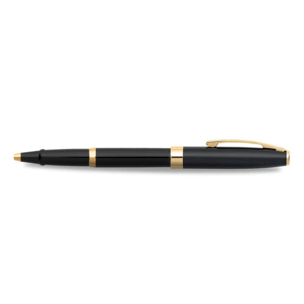 SHEAFFER® SAGARIS 9471 Gloss Black Gold Tone Trim Rollerball Pen w/ Gift Box