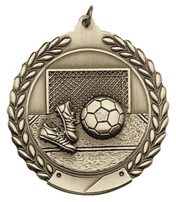 Soccer Die Cast Medal, 1 3/4" 2