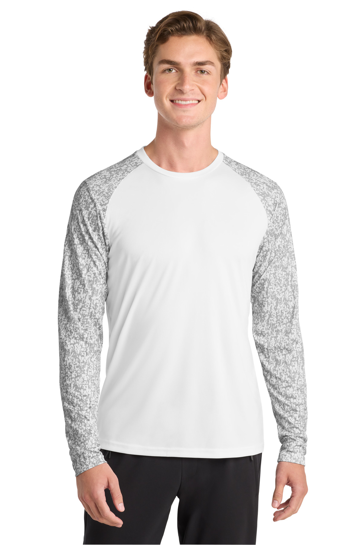 Sport-Tek Long Sleeve Digi Camo Tee. ST460LS 59