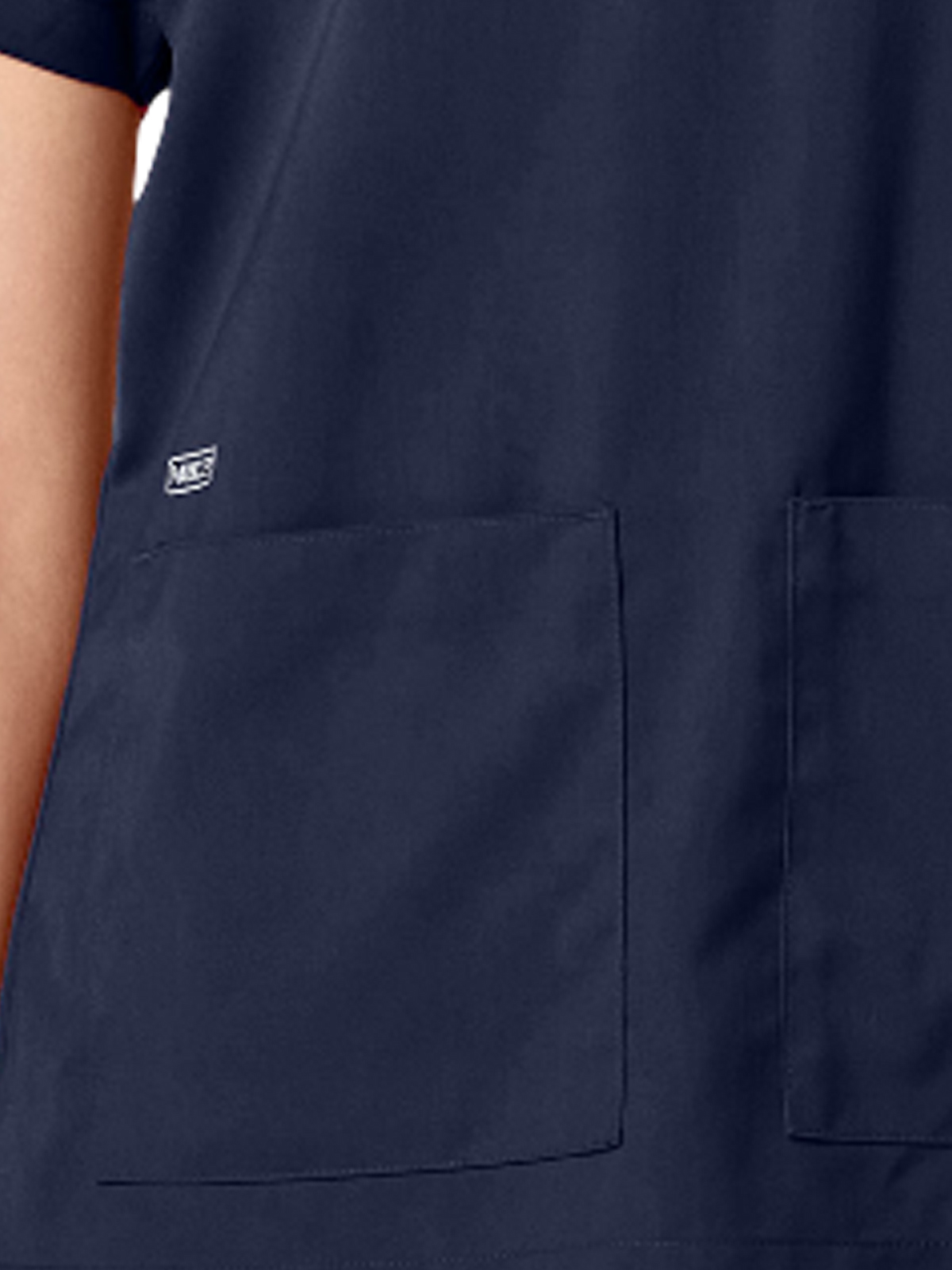 Parkley ABC - Women's Two-Pocket TESS Mandarin Mock Wrap Top 3