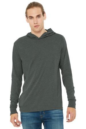 BELLA+CANVAS Unisex Jersey Long Sleeve Hoodie. BC3512 18
