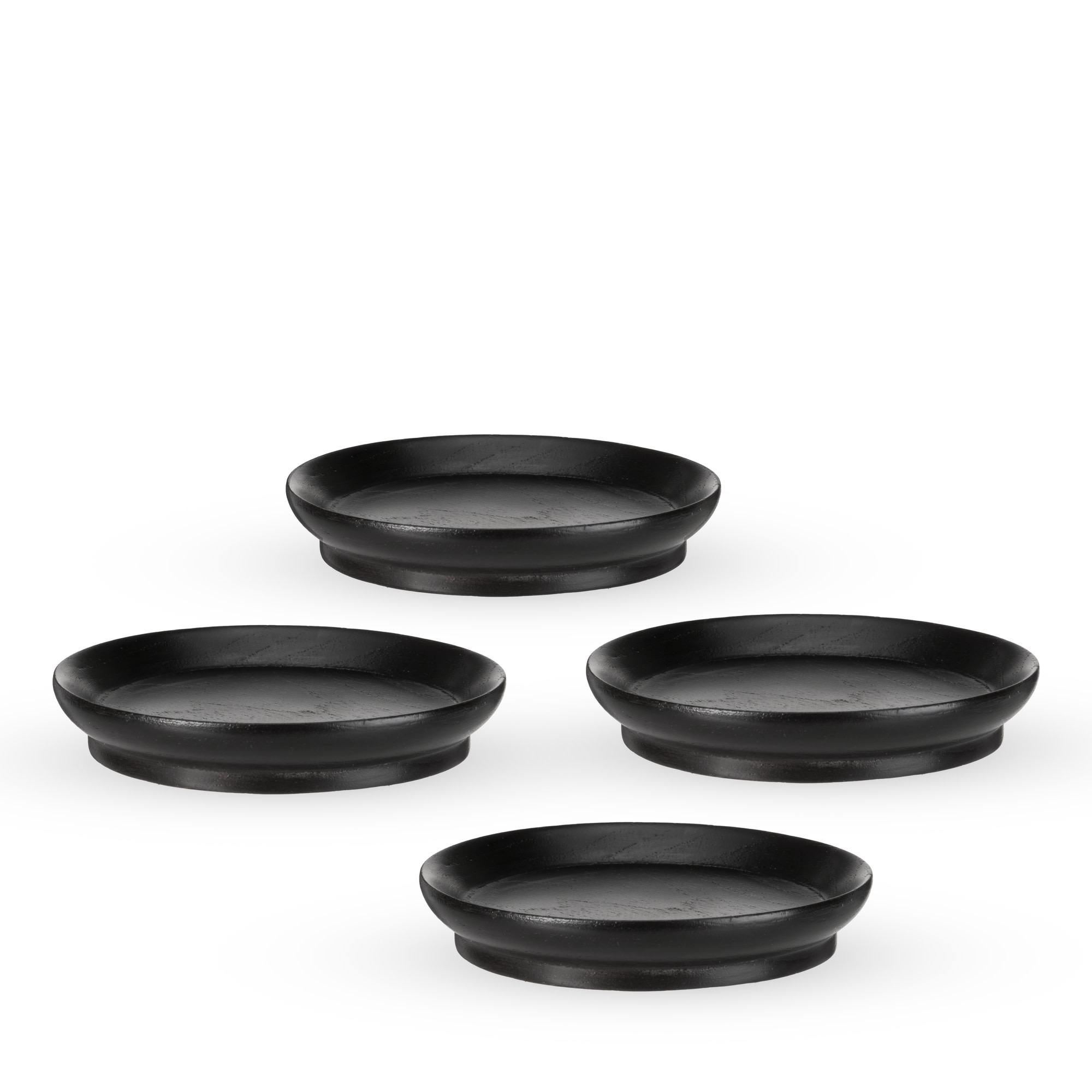 Twine Living® Wine Glass Topper Appetizer Plate, set of 4 7