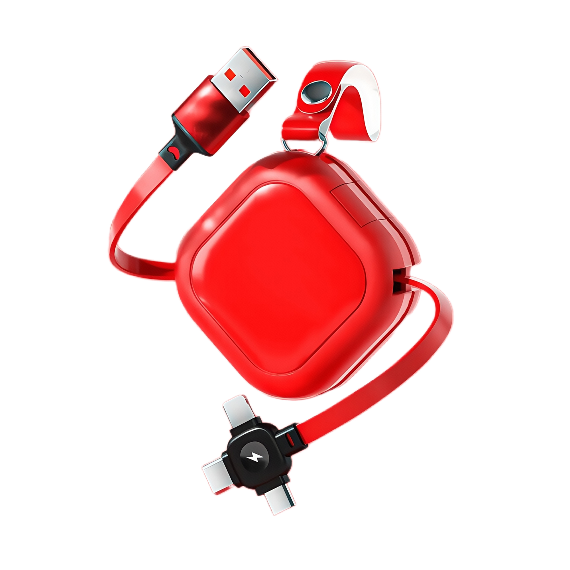 3-in-1 Retractable Fast Charging Cable 3