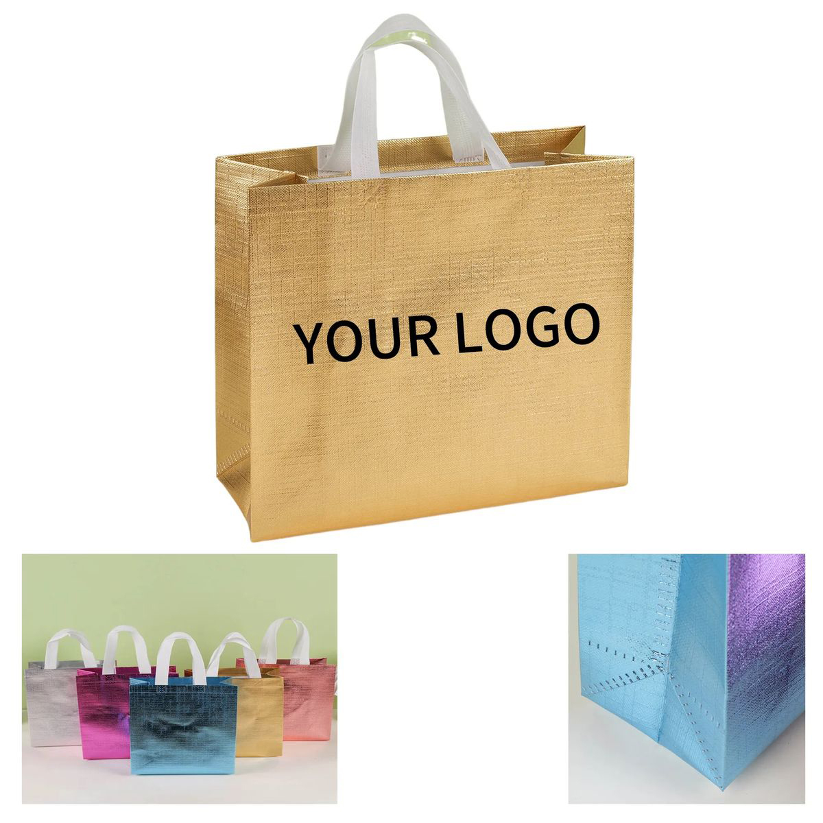 Foldable Non Woven Grocery Tote with Sturdy Handles 1