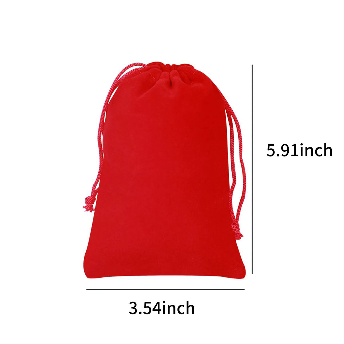 Soft Christmas Gift Bag with Double Ribbon Closure 1