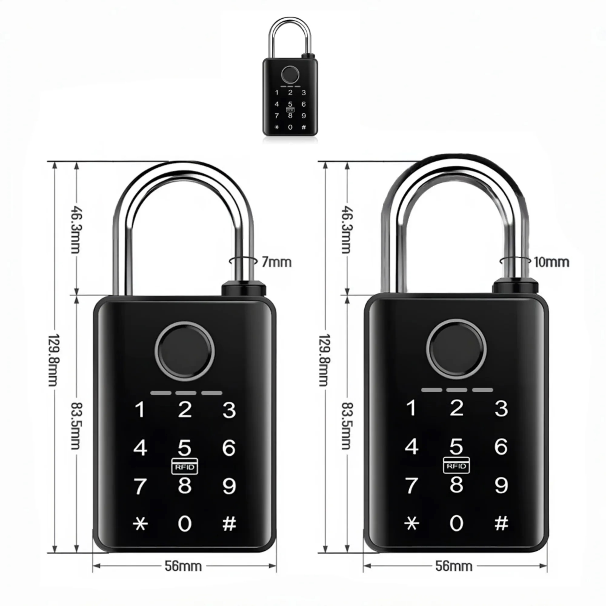 Wireless Smart Fingerprint Password Lock 2