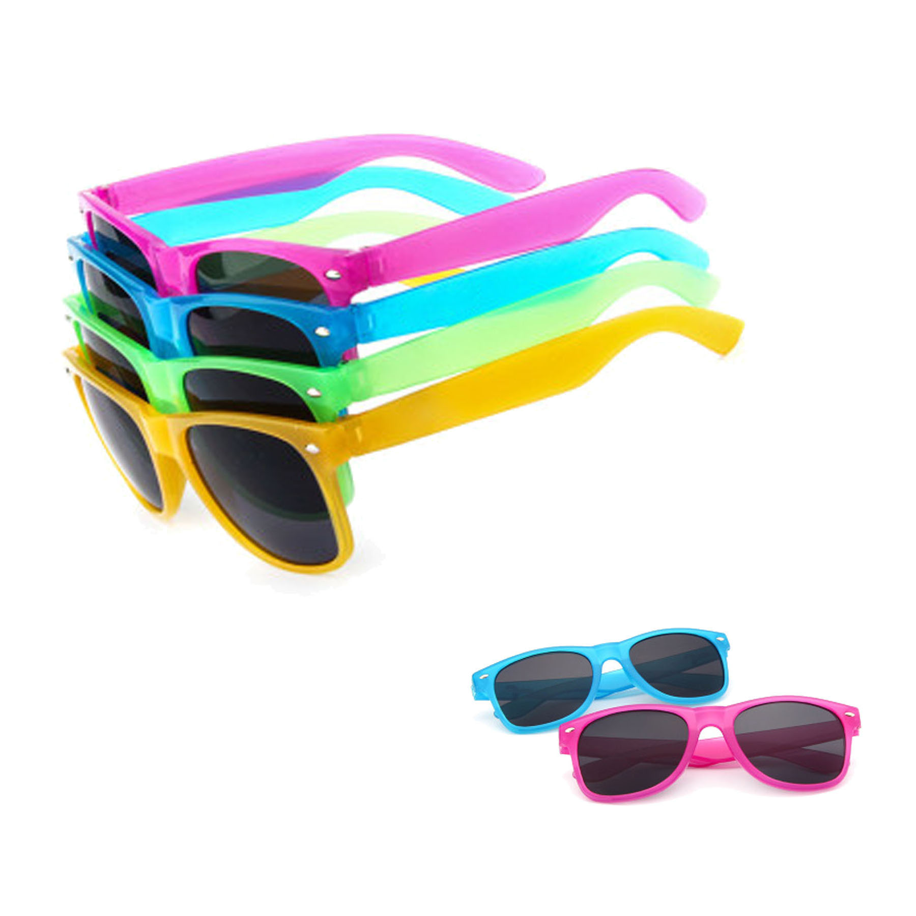 Plastic Neon Sunglasses Frame 2