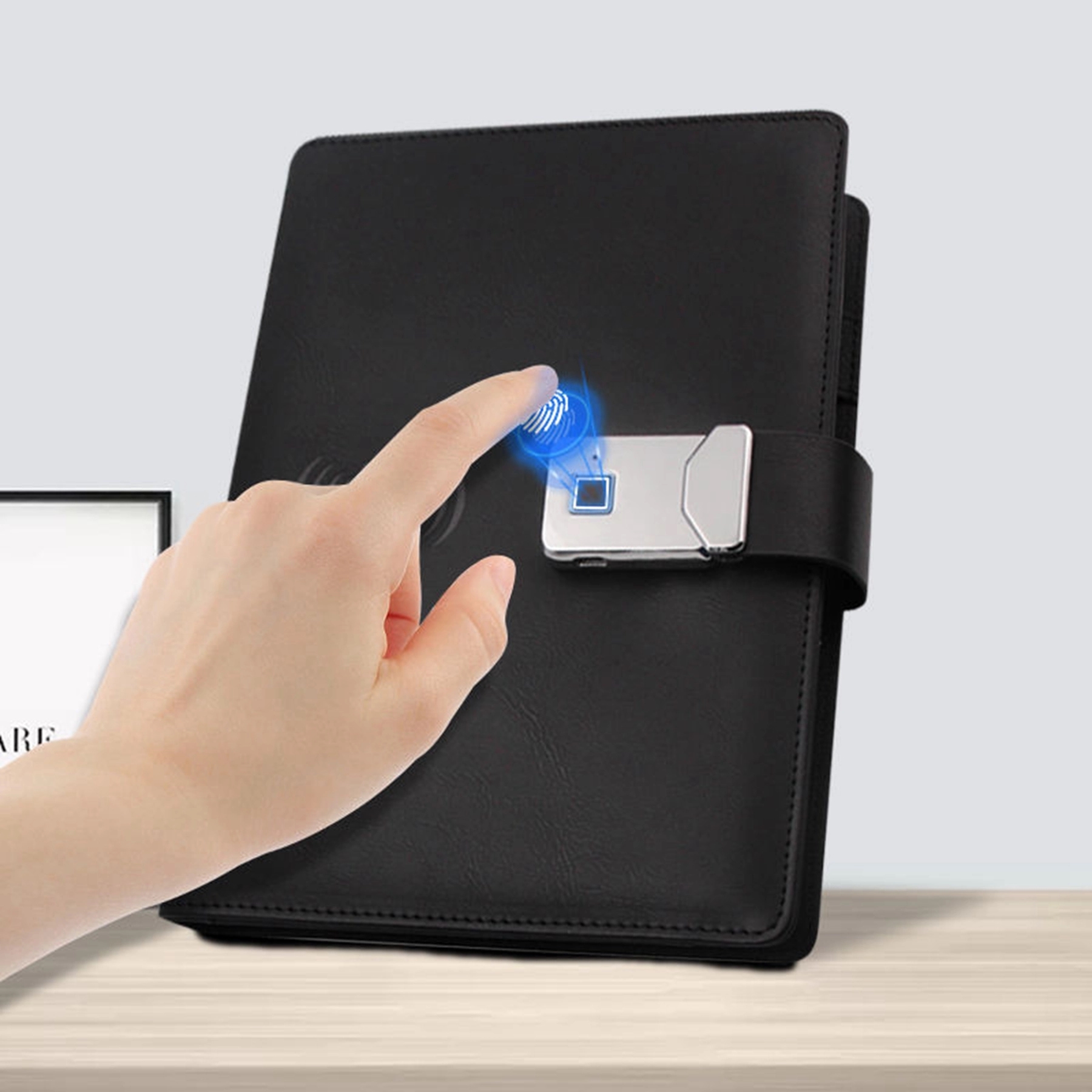 Fingerprint Lock A5 Notebook with 12000 mAh Power Bank 5