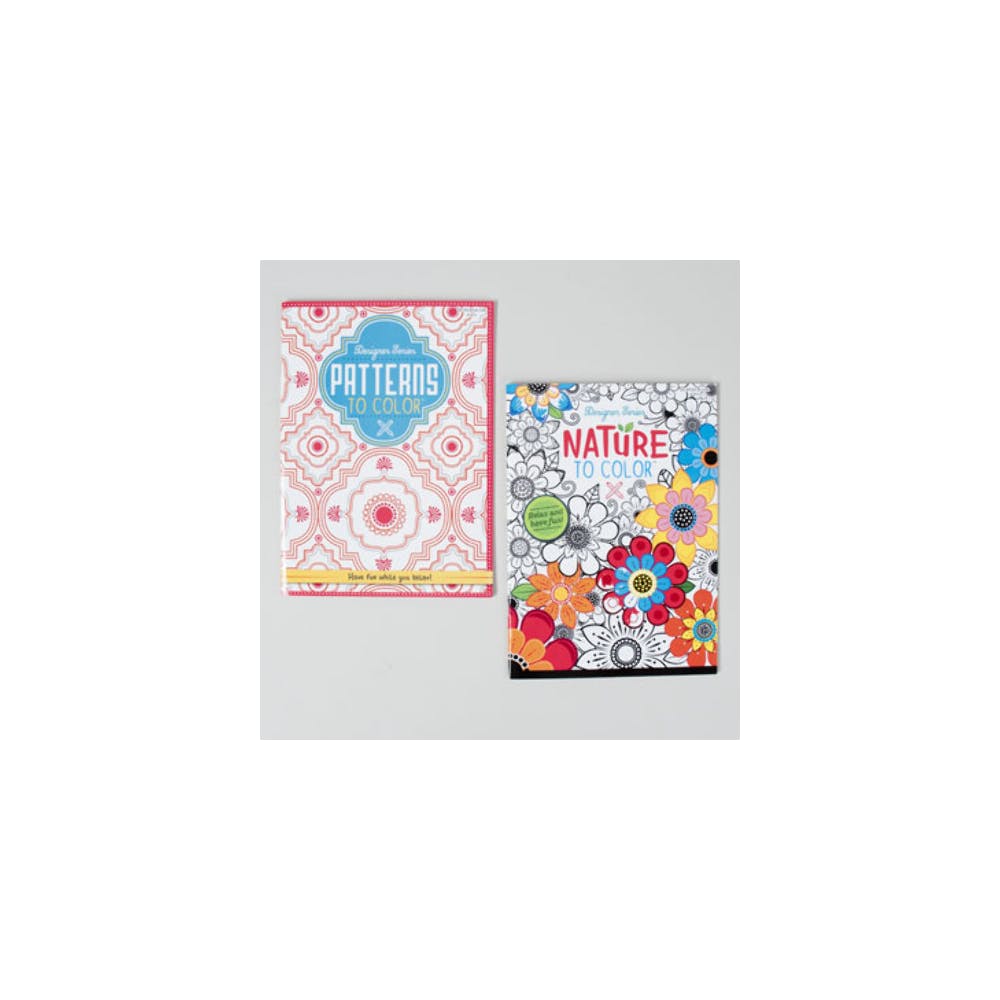 Adult Coloring Books - Flowers and Animals 2