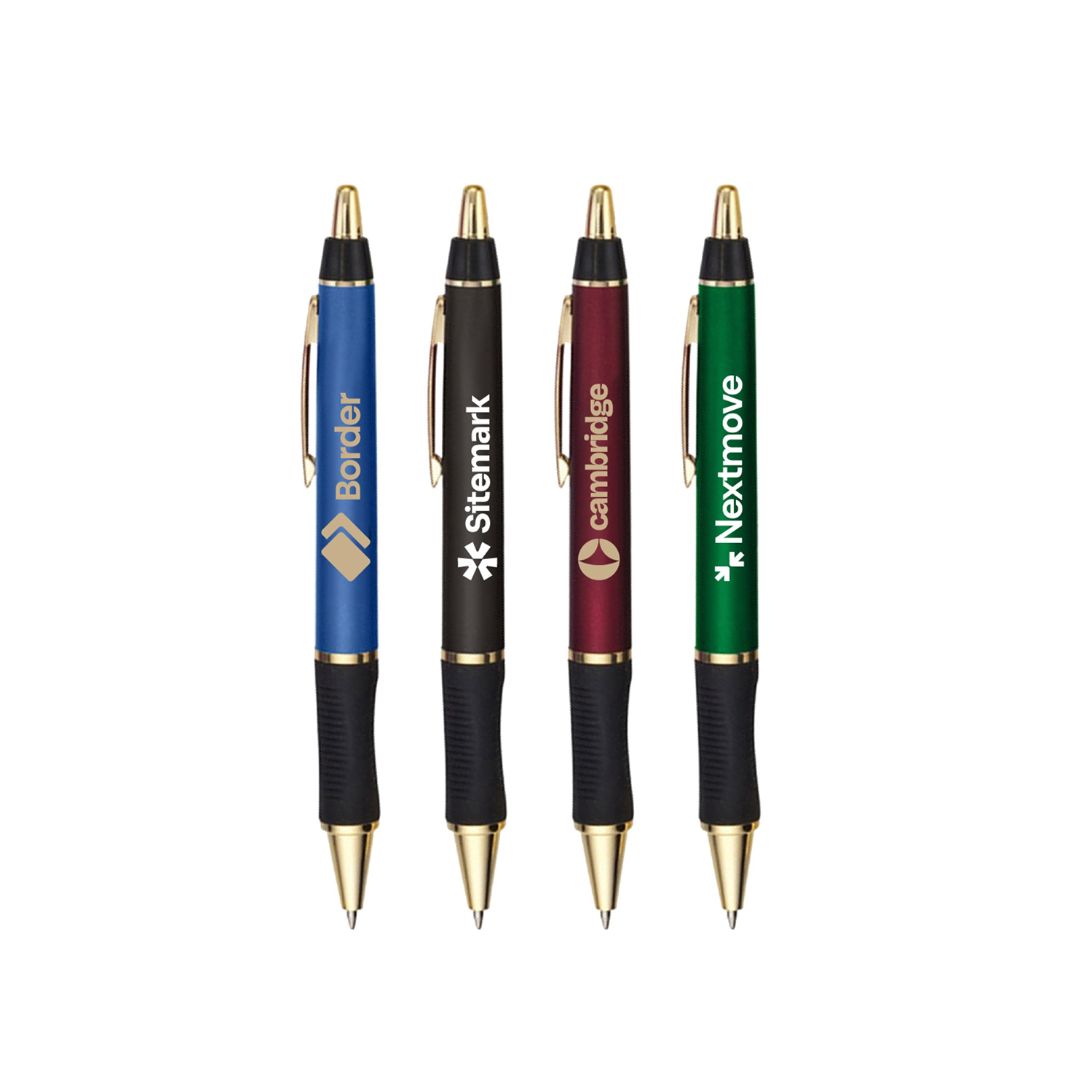 Barton Click Pen - Gold Accents 16