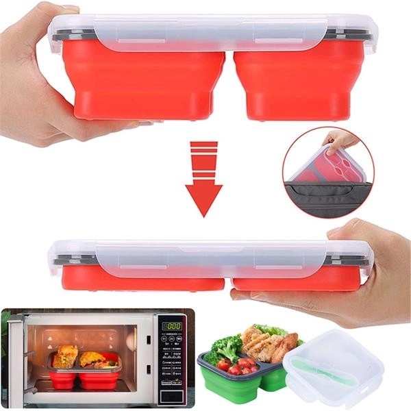 Collapsible Silicone Bento Box 6
