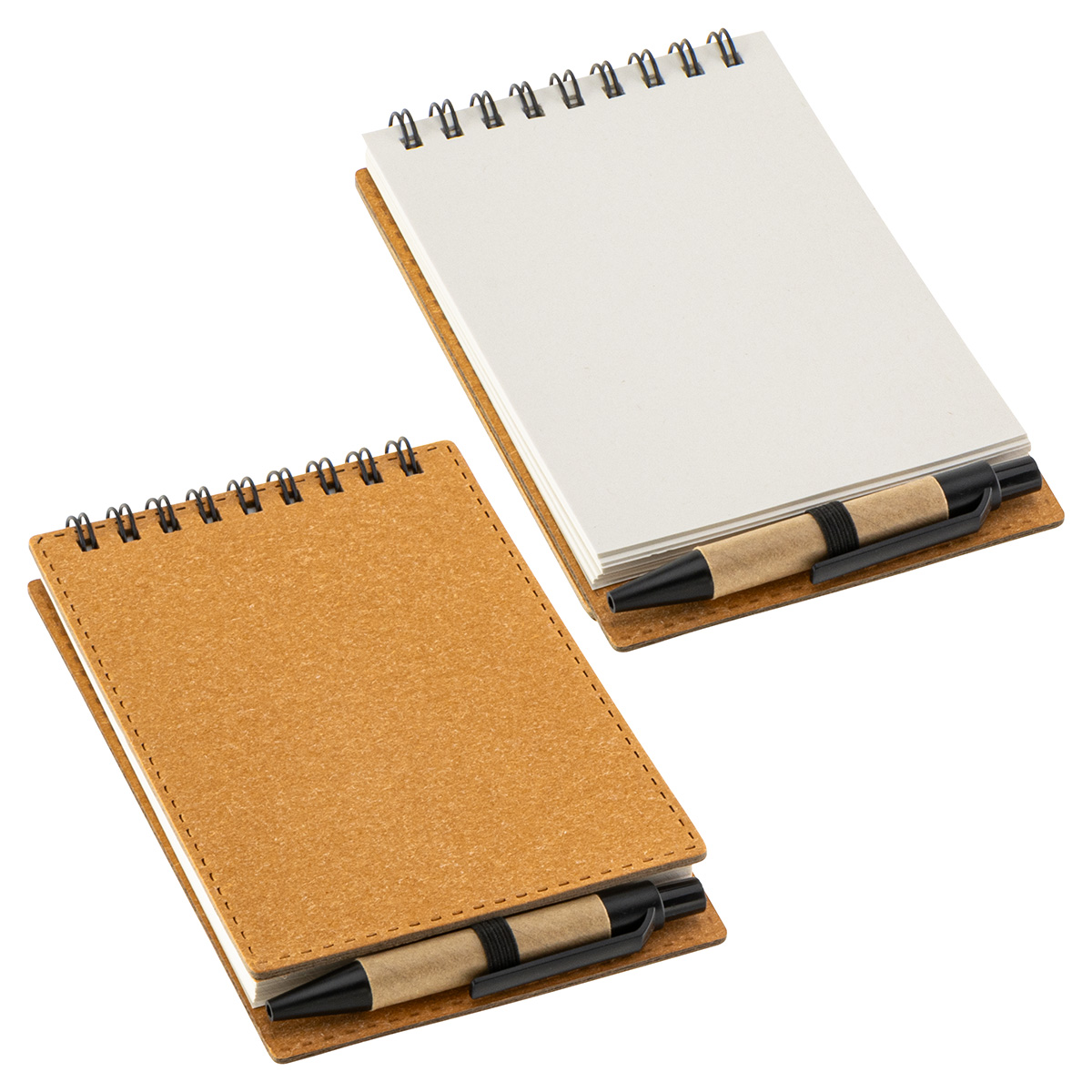 Flip Recycled Spiral Notebook with Pen 1