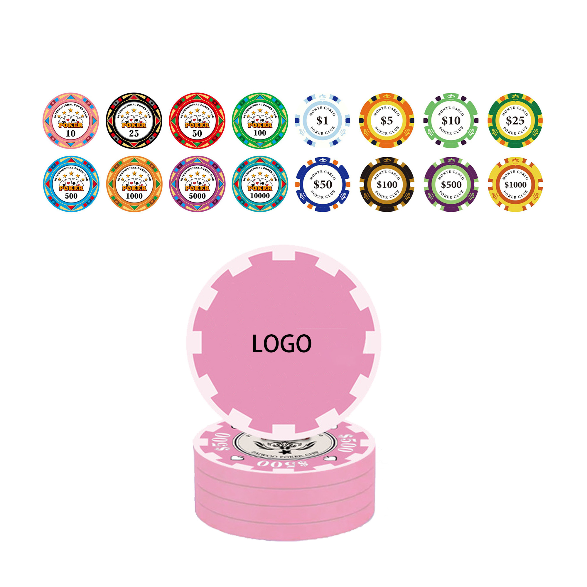 Ceramic Casino Poker Chips 2