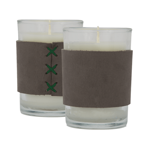 Harper 8 oz. Leather Wrapped Candle 70