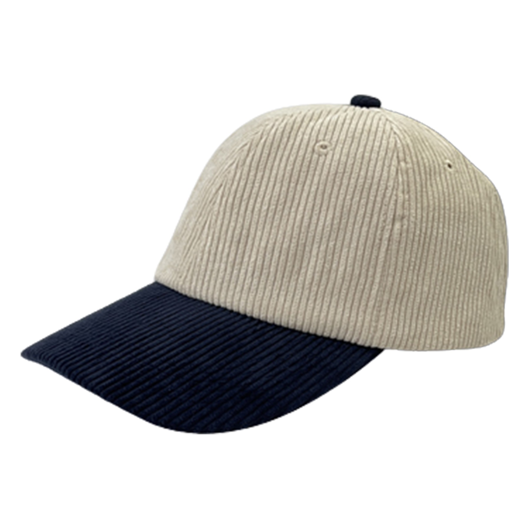 Two-Tone Corduroy Baseball Cap 8