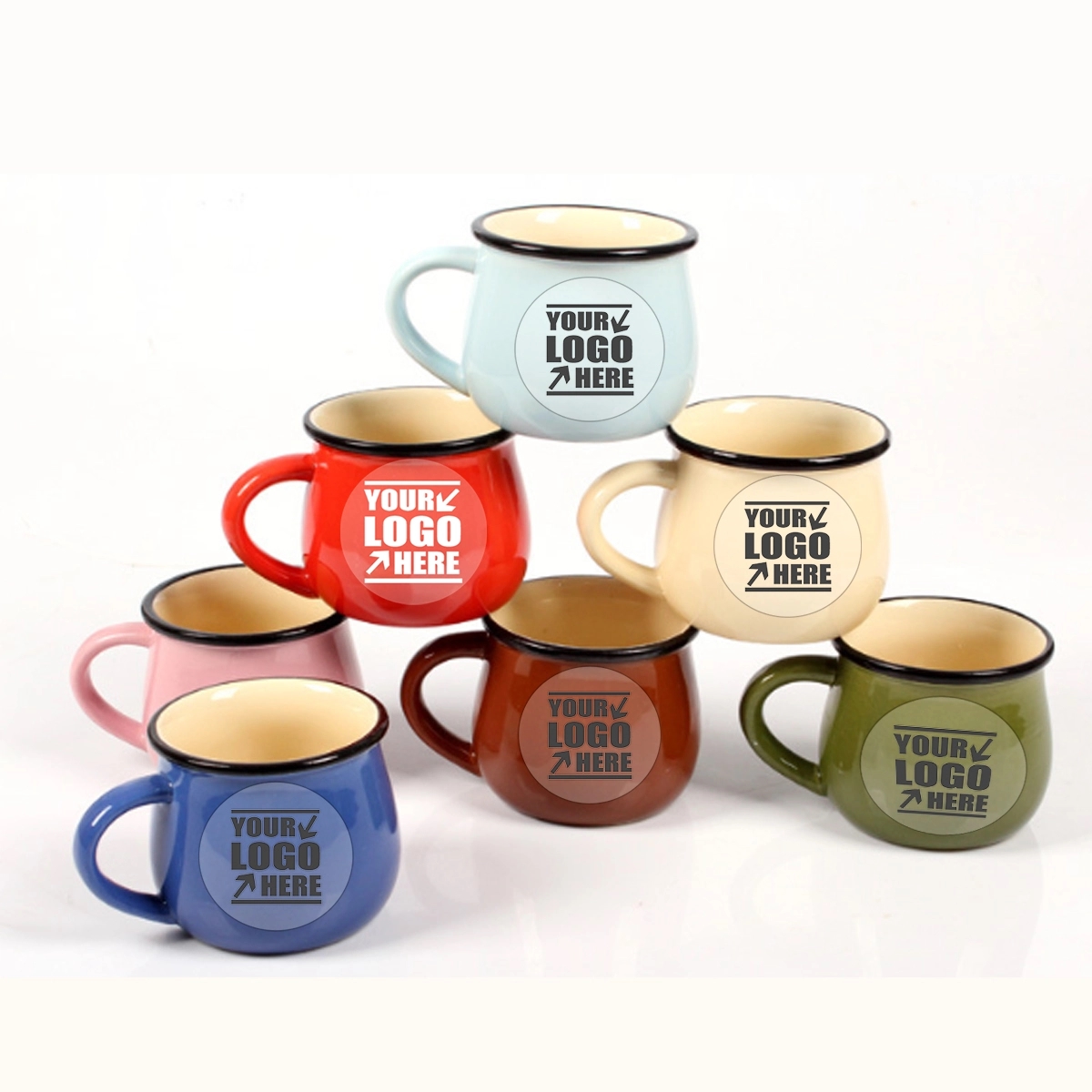 12 oz. High Quality Traditional Ceramic Coffee Mugs 4