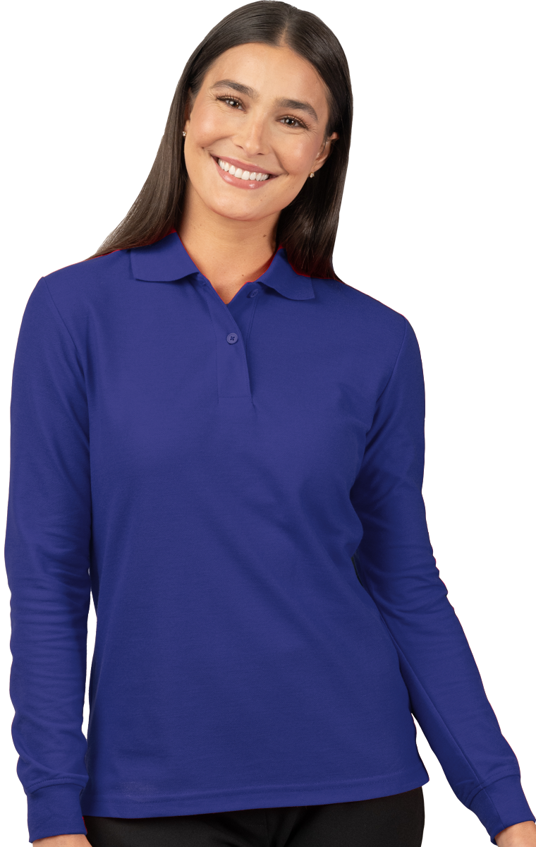 Ladies' Soft Touch L/S Pique Polo 5