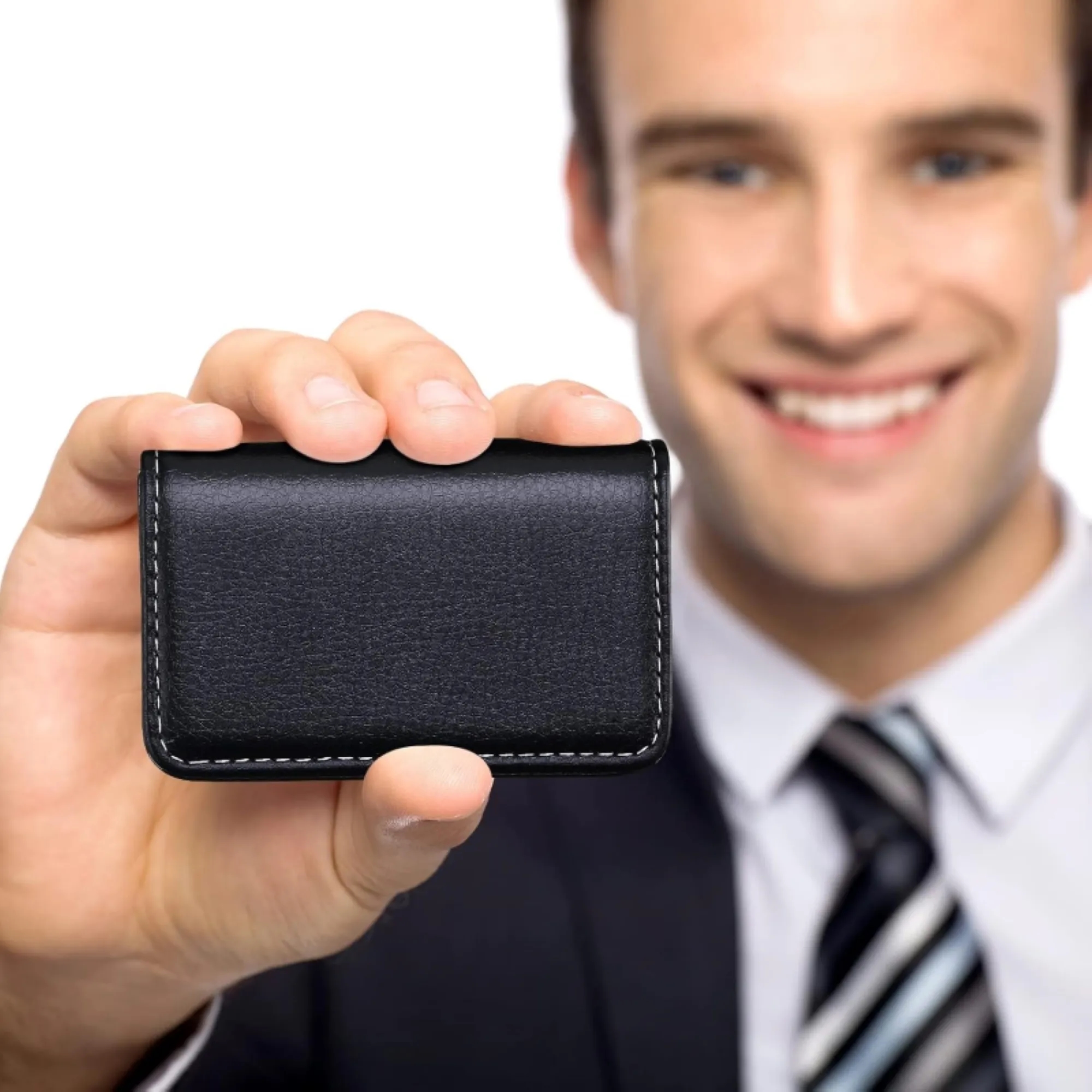 PU Leather Business Card Case 5