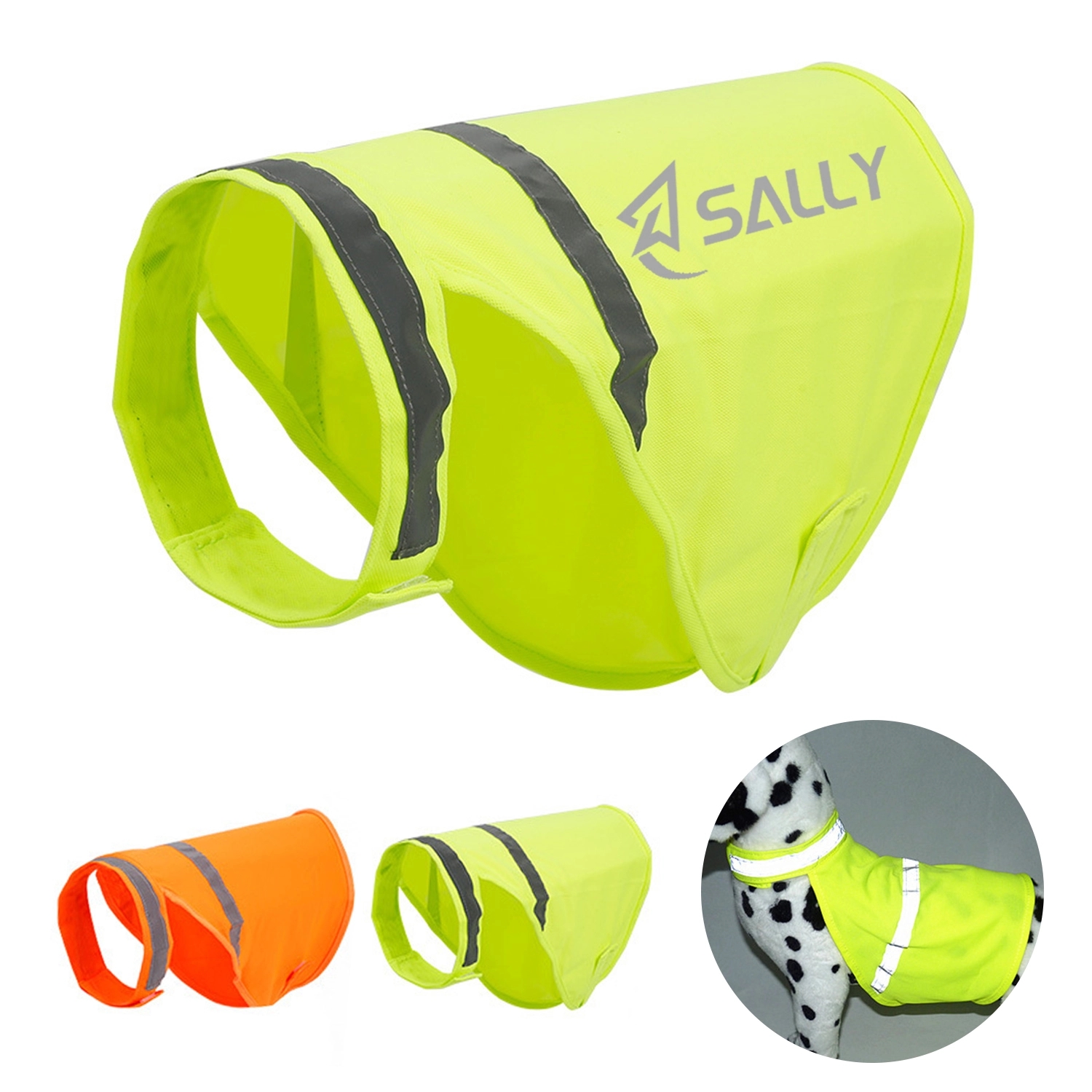 Dog Jacket With Reflective Strip 1