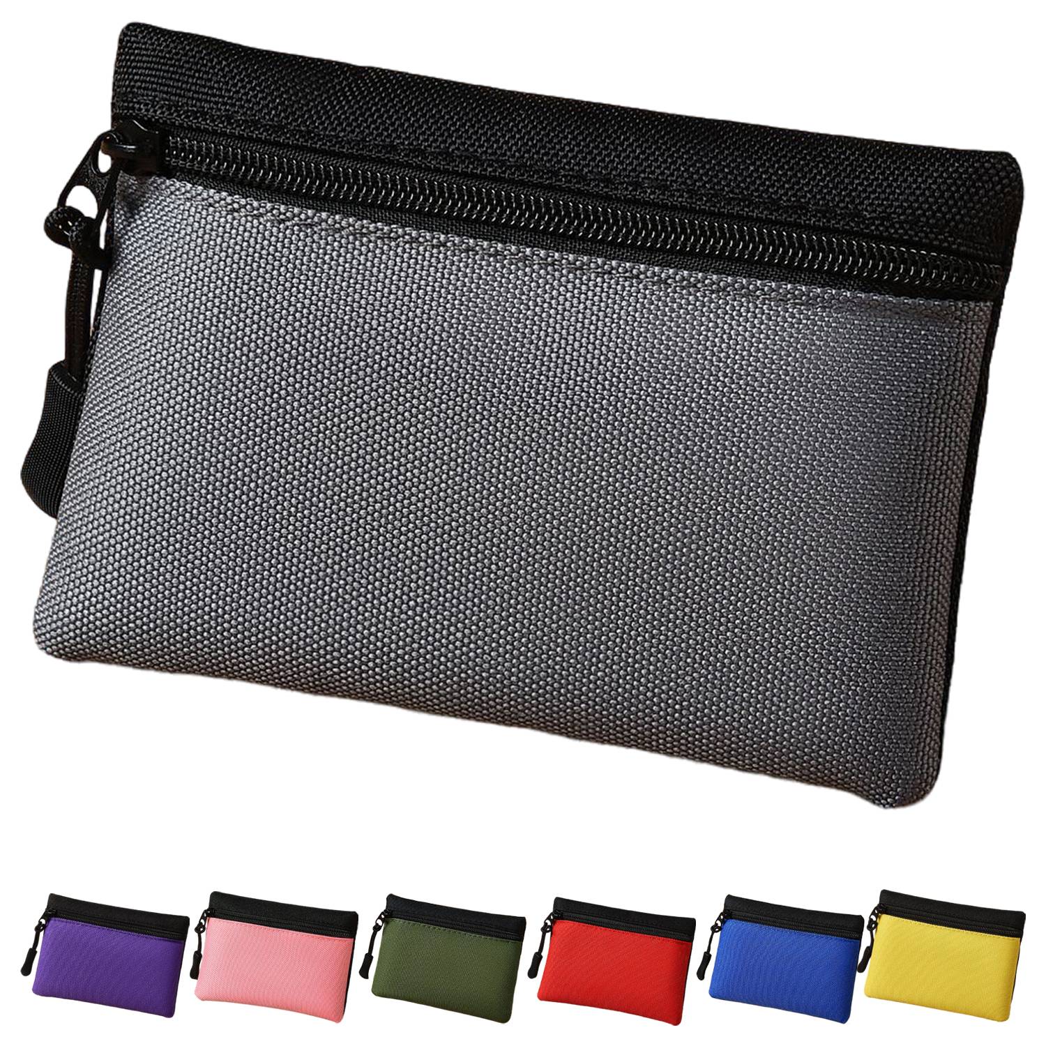 Mini Canvas Zipper Coin Pouch 9