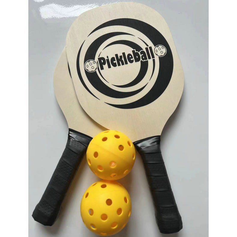 Wooden Pickleball Paddle Set 2