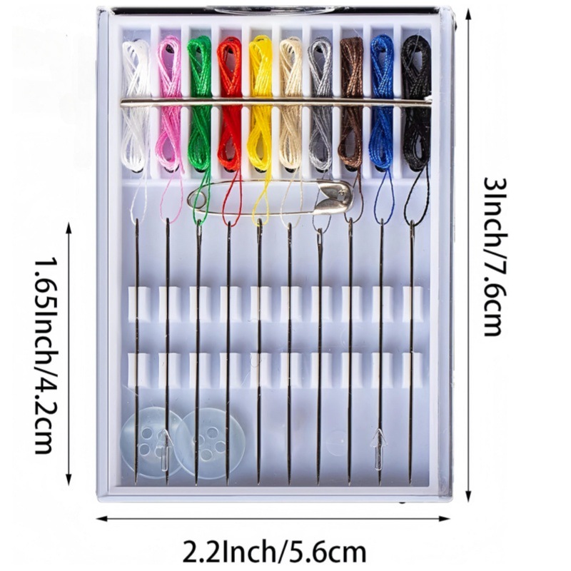 Portable Mini Needle And Thread Box 3