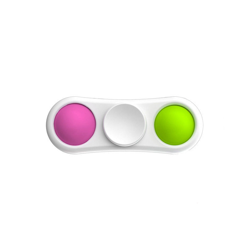 Handheld Mini Push Pop Bubble Fidget Silicone Sensory Toy----Two Bubbles 3