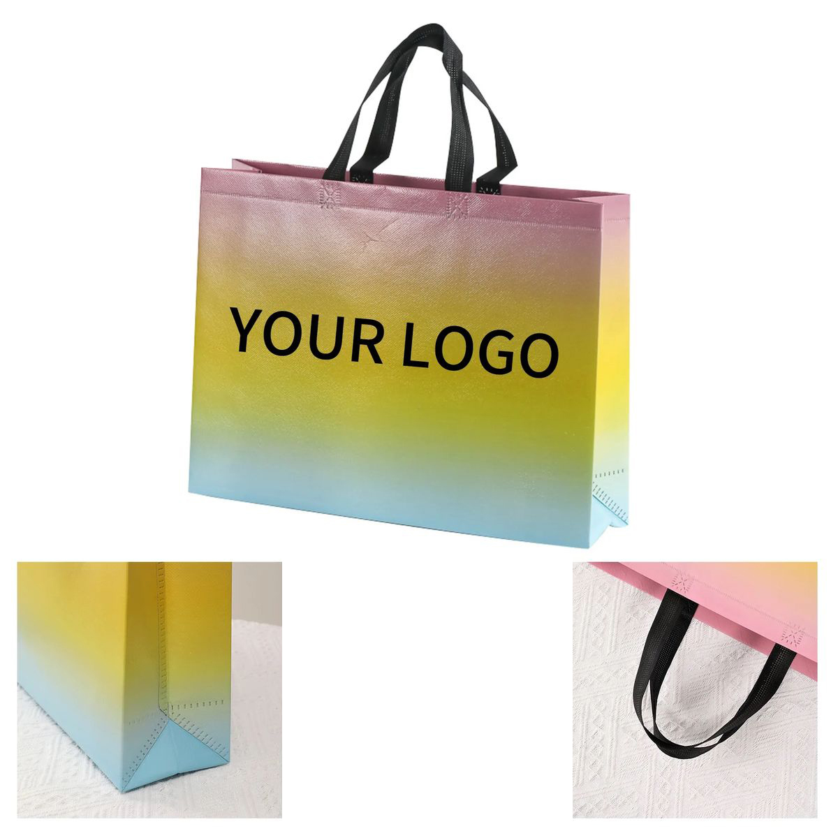 Reusable Shopping Bag with Dual Color Fade 1