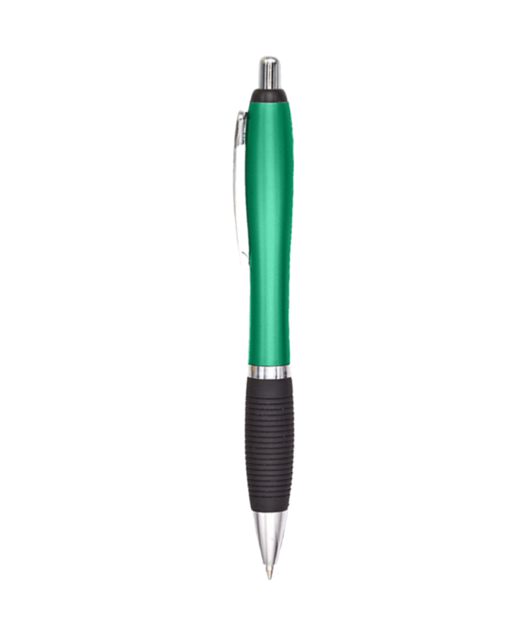 Union Printed - Contour Metallic Grip Click Pen 3
